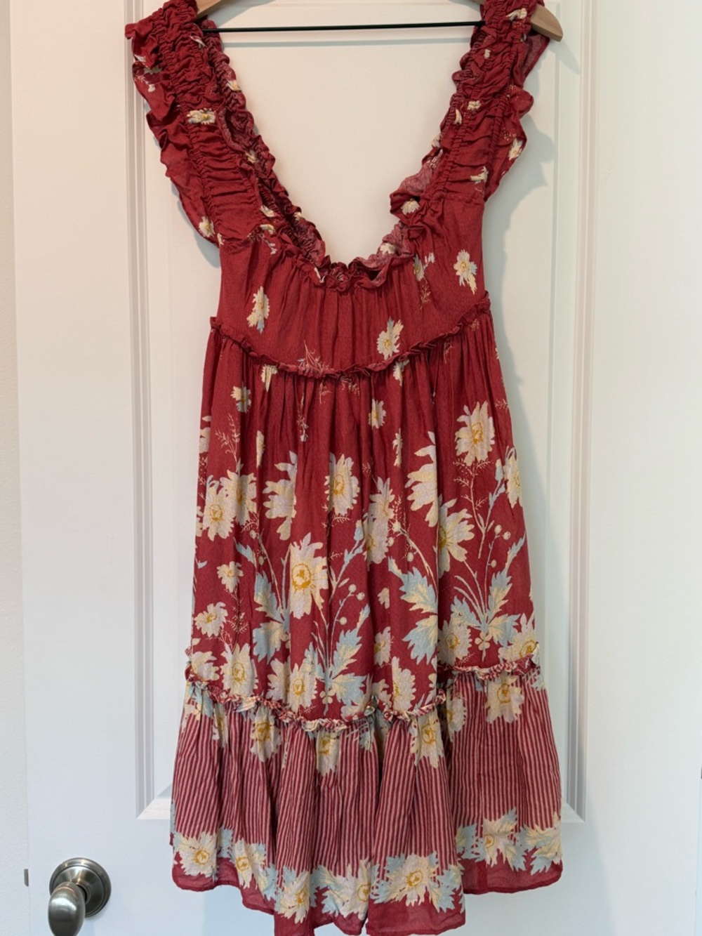 Free People Floral Smocked Dress